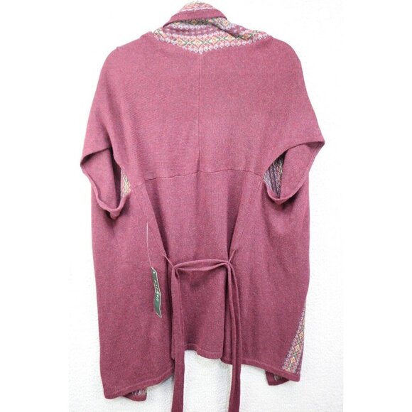 Lauren Ralph Lauren Sleeveless Open Front Cardigan-Lamb's Wool Cashmere-S-NWT - Picture 11 of 13